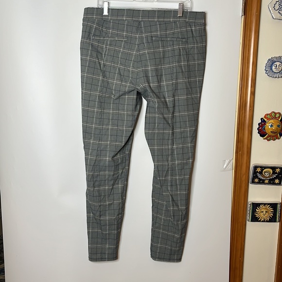 Simple Vera Wang Women Black White Checkered Stretch Pants XXL 2XLARGE PLUS SIZE - Picture 5 of 9